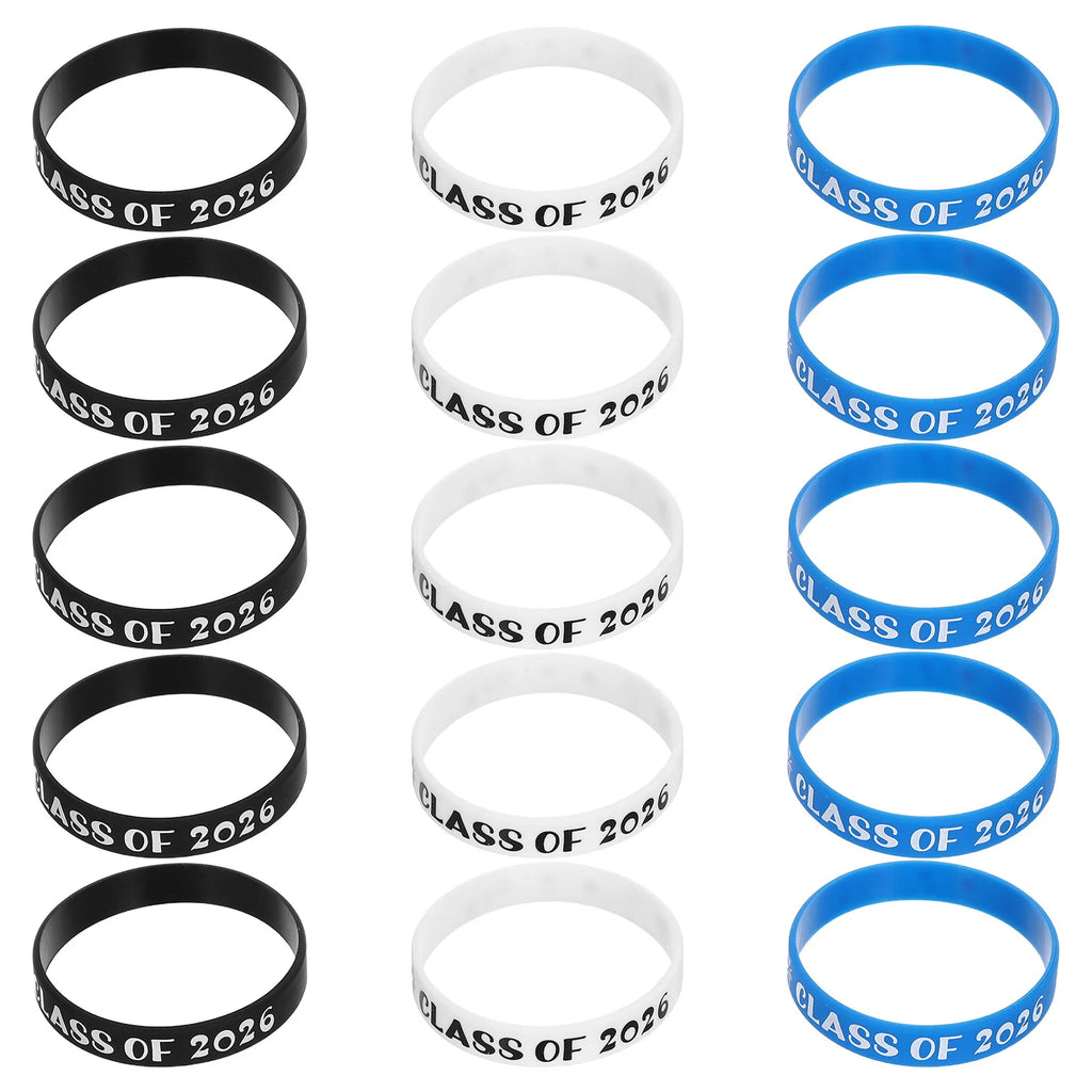 Silicone Wristbands Graduation Class 2026 Inspirational Party