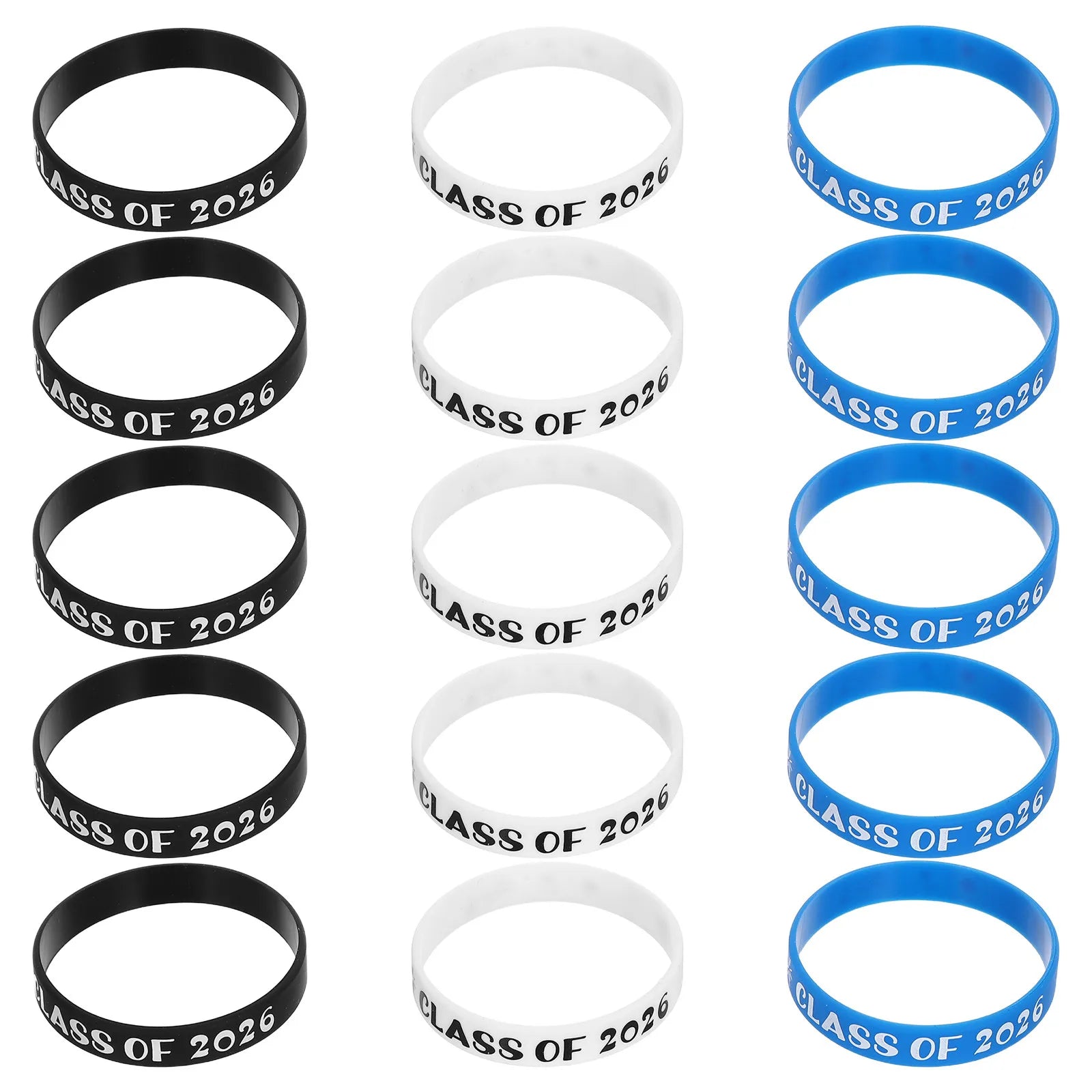 Silicone Wristbands Graduation Class 2026 Inspirational Party
