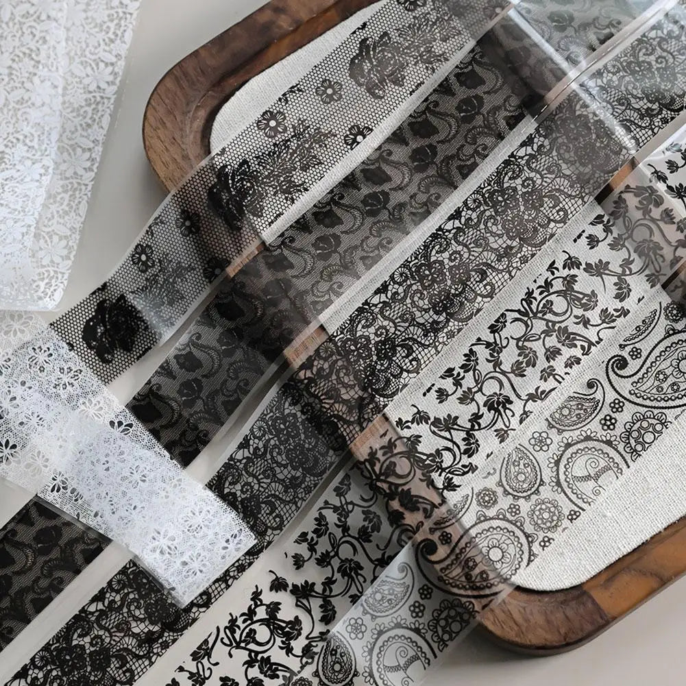 Lace Nail Foil Transfer Wraps – 10 Rolls DIY Nail Art Set Nail Foil Wraps Zpaxo