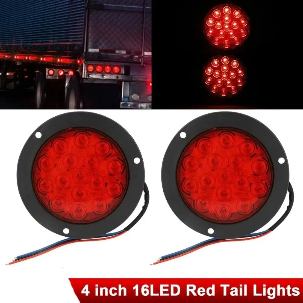 DC 12-24V LED Flashing Chassis Tail Light High-Power Multi-Color Truck Laser Spotlight Enhance Visibility Anti Fog Zpaxo