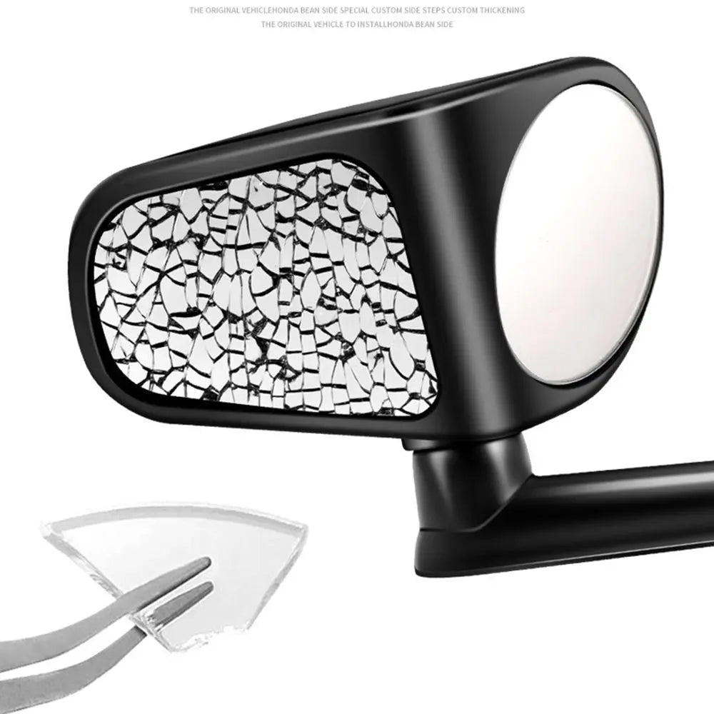 Car Accessories Round Square Wide Angle Double Direction Blind Spot Zpaxo