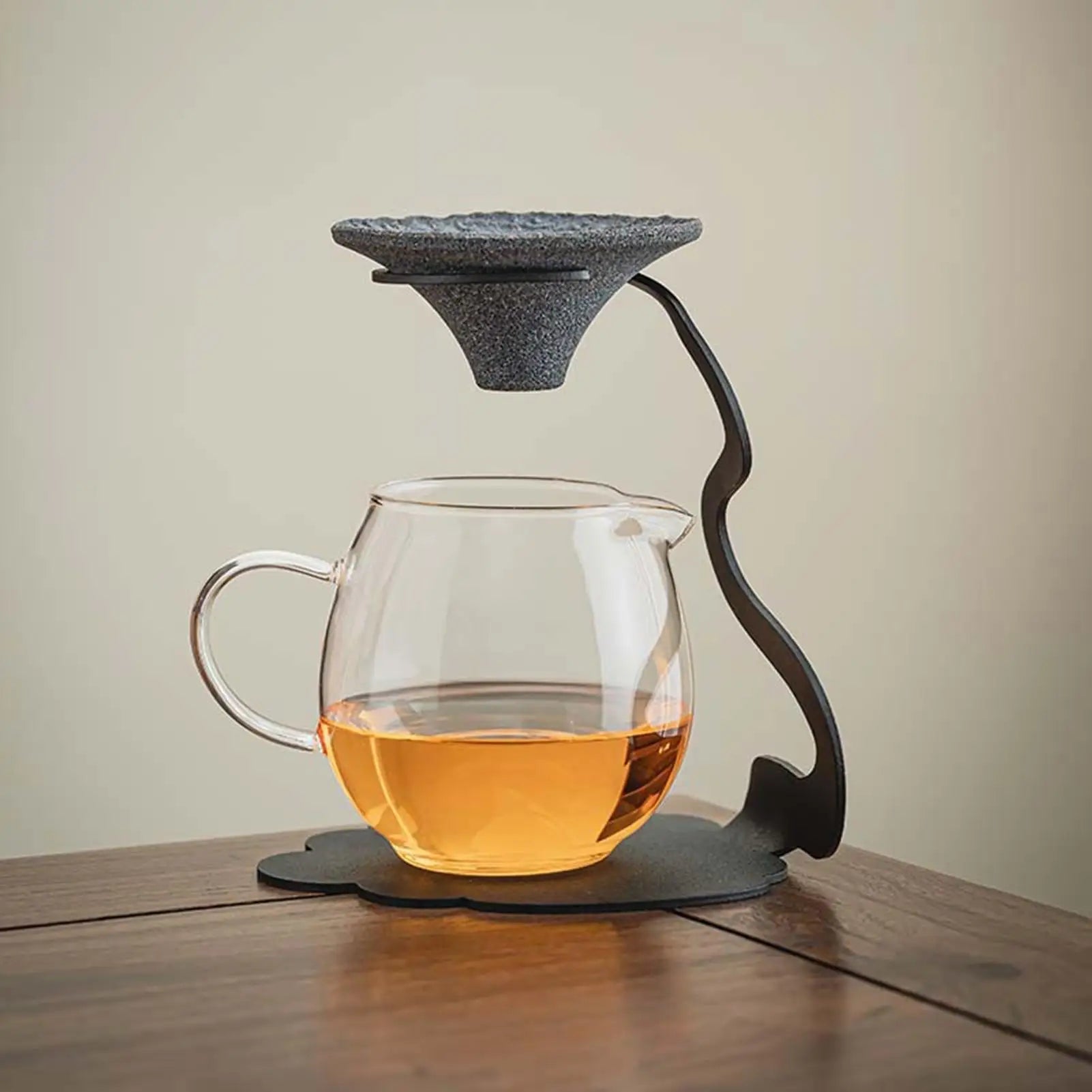 Tea Strainer No Hole Leaf Colander Iron Stand Strainers Loose