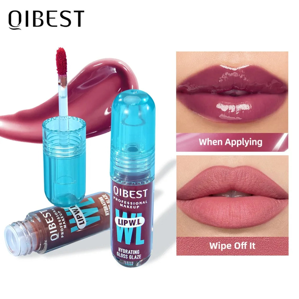 Crystal Lip Gloss Mirror Watery Lip Glaze Long Lasting Moisturizing Lip Balm Plumping Gloss Oil Hydrating Lips Tint Makeup Zpaxo