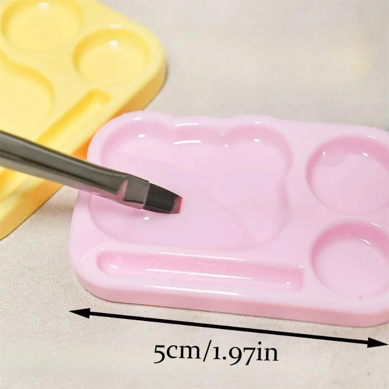 Cartoon Palette Nail Art Mixing Drawing Gel Polish Painting Board Zpaxo