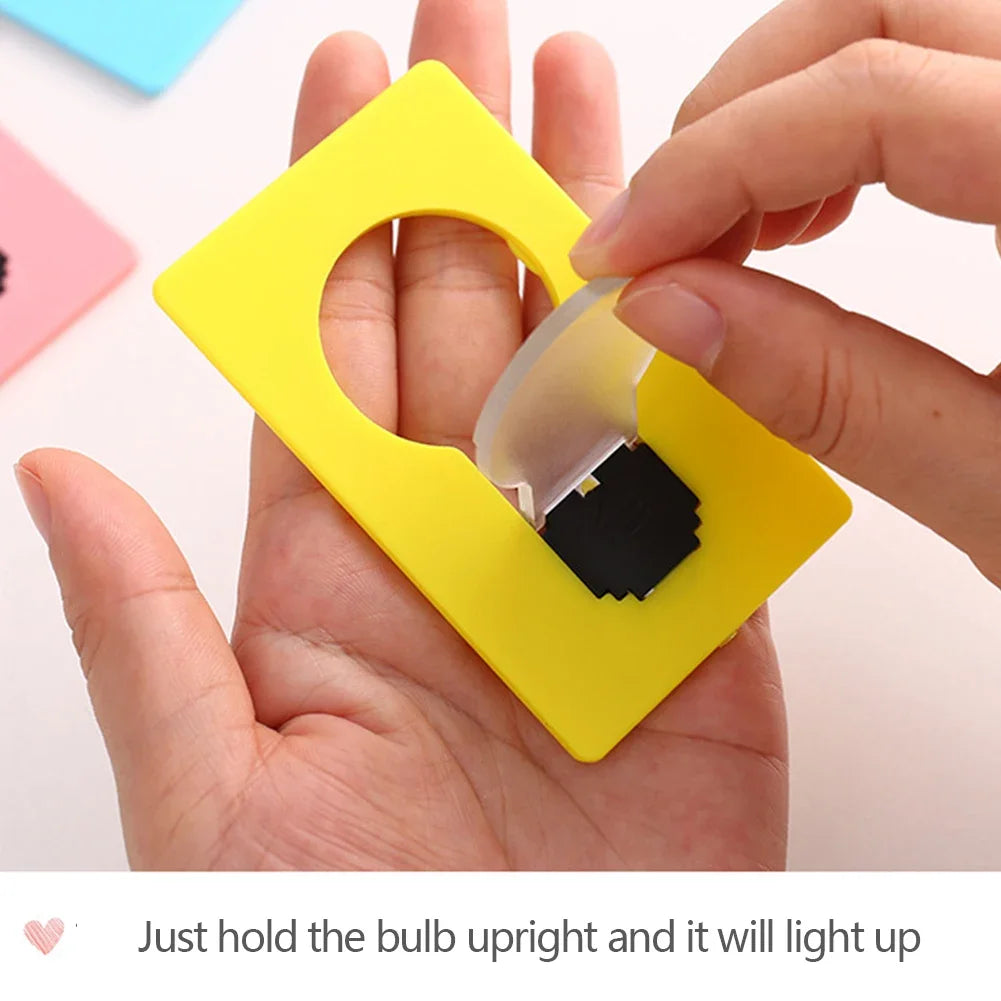 Foldable Phone Stand with LED Night Lamp – Credit Card Slim