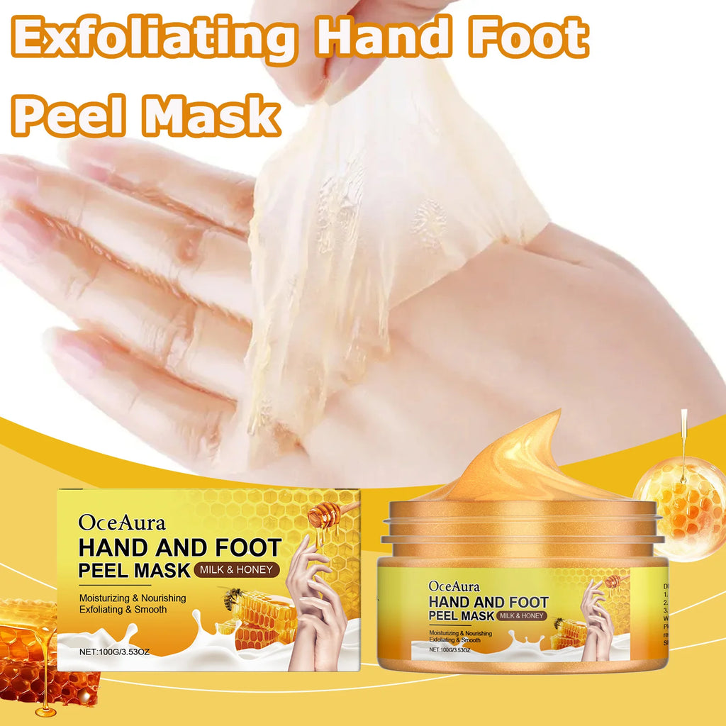 Exfoliating Hand Foot Mask Moisturizing Improve Rough Dryness Heel Cracked Care Remove Callus Dead Skin Soft Smooth Skin Care Zpaxo