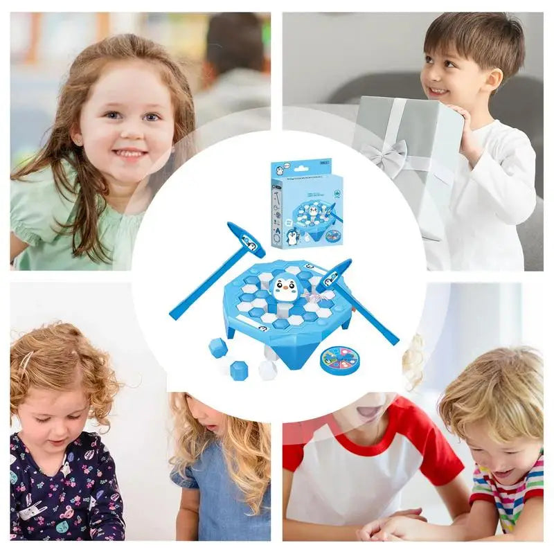 Penguin Ice-breaking Game ABS Hand-eye Coordination Puzzle Challenge
