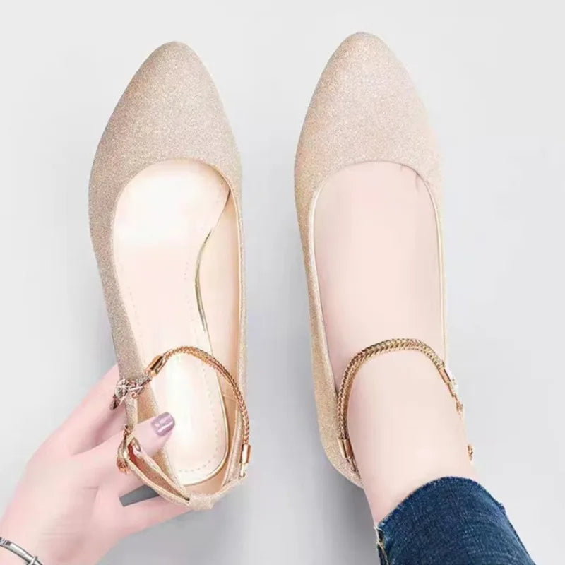 Trend Women Wedding Heel Shoes Luxury Elegant Spring Ankle Strap Zpaxo
