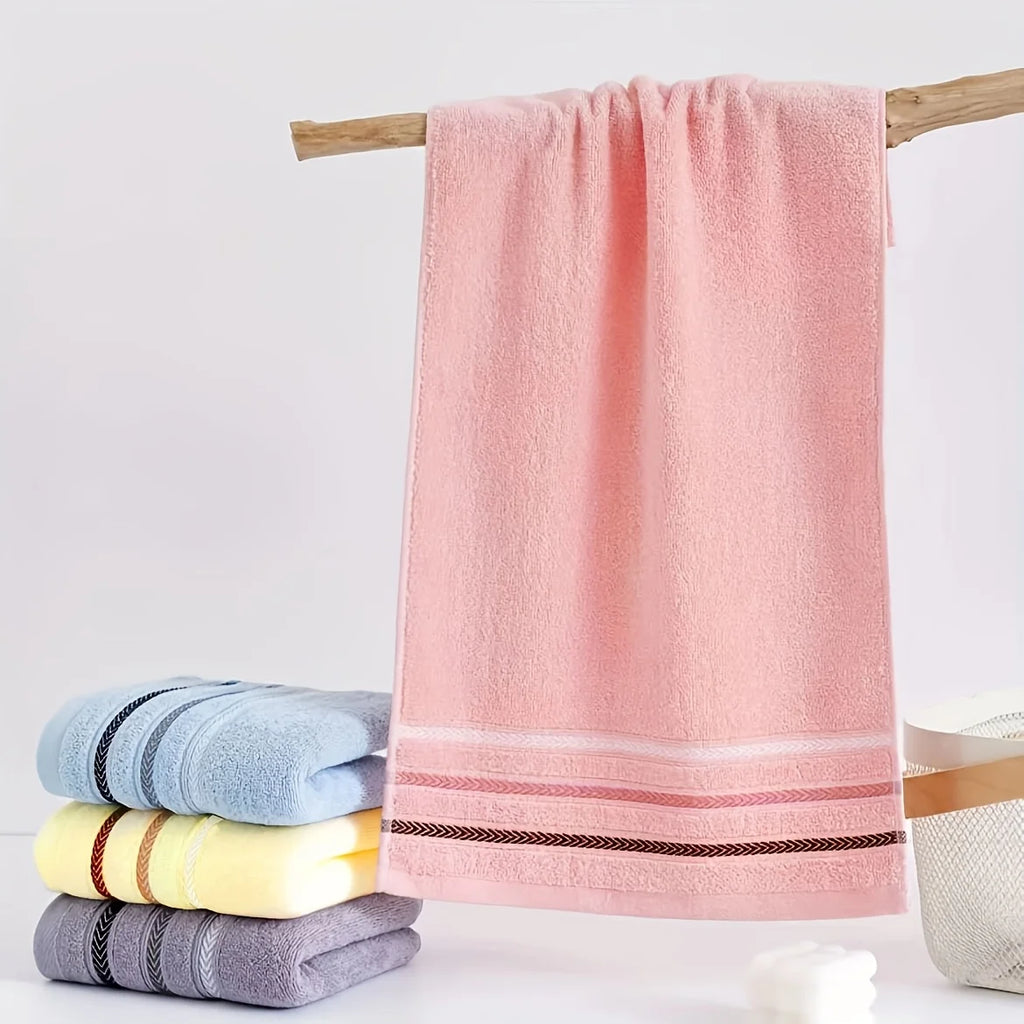 Thick Cotton Face Towels Absorbent Soft Hand Bathroom Kitchen Perfect