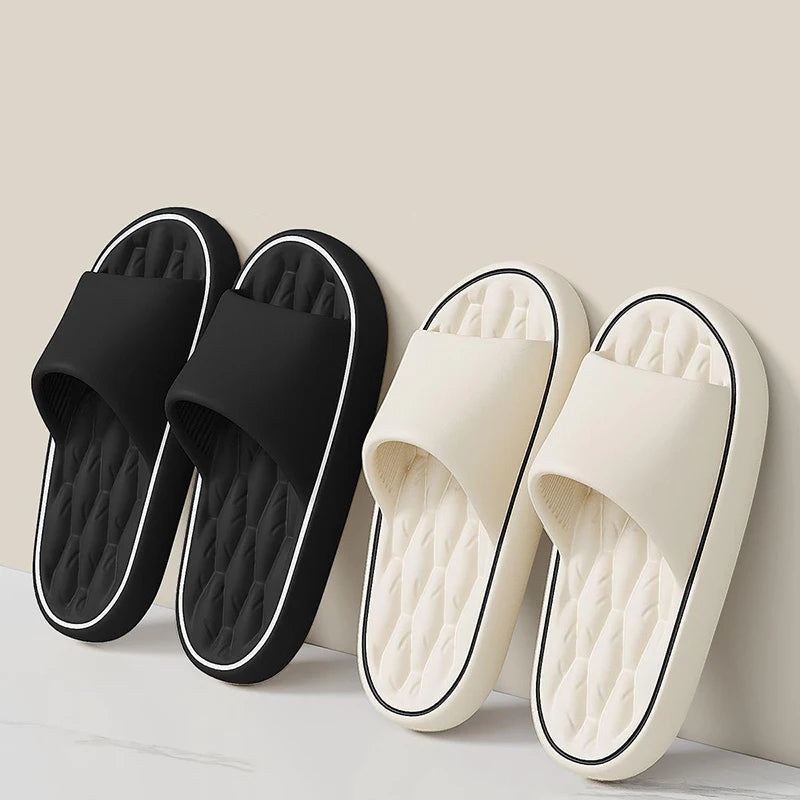 Big Men's Slippers Summer Ligtweight Indoor Home Bathroom Sandals