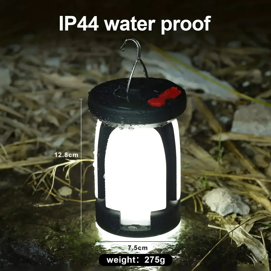 Power Solar LED Camping Lantern Rechargeable Lamp Foldable Light Zpaxo