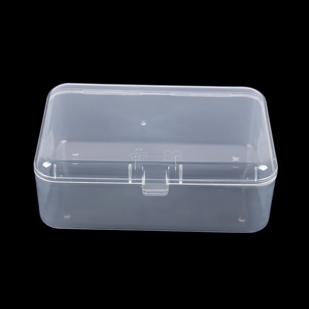 Clear PP Plastic Box with Lid – Dustproof Jewellery Storage Case Plastic Storage Box Zpaxo