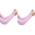 Ice Silk UV Protection Arm Sleeves – Unisex Summer Cycling