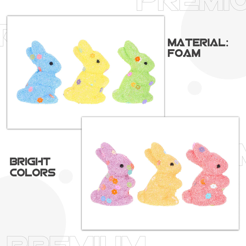 Foams Rabbit Decorations Easter Bunny Table Decoration Cute Small