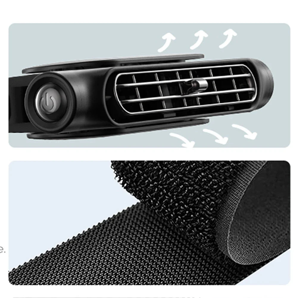 4-1PCS Car Backseat Cooling Fan 3 Speeds Air Conditioning Cooling Fan For Car Vehicle Supplies Electric Auto Backseat Car Fan Zpaxo