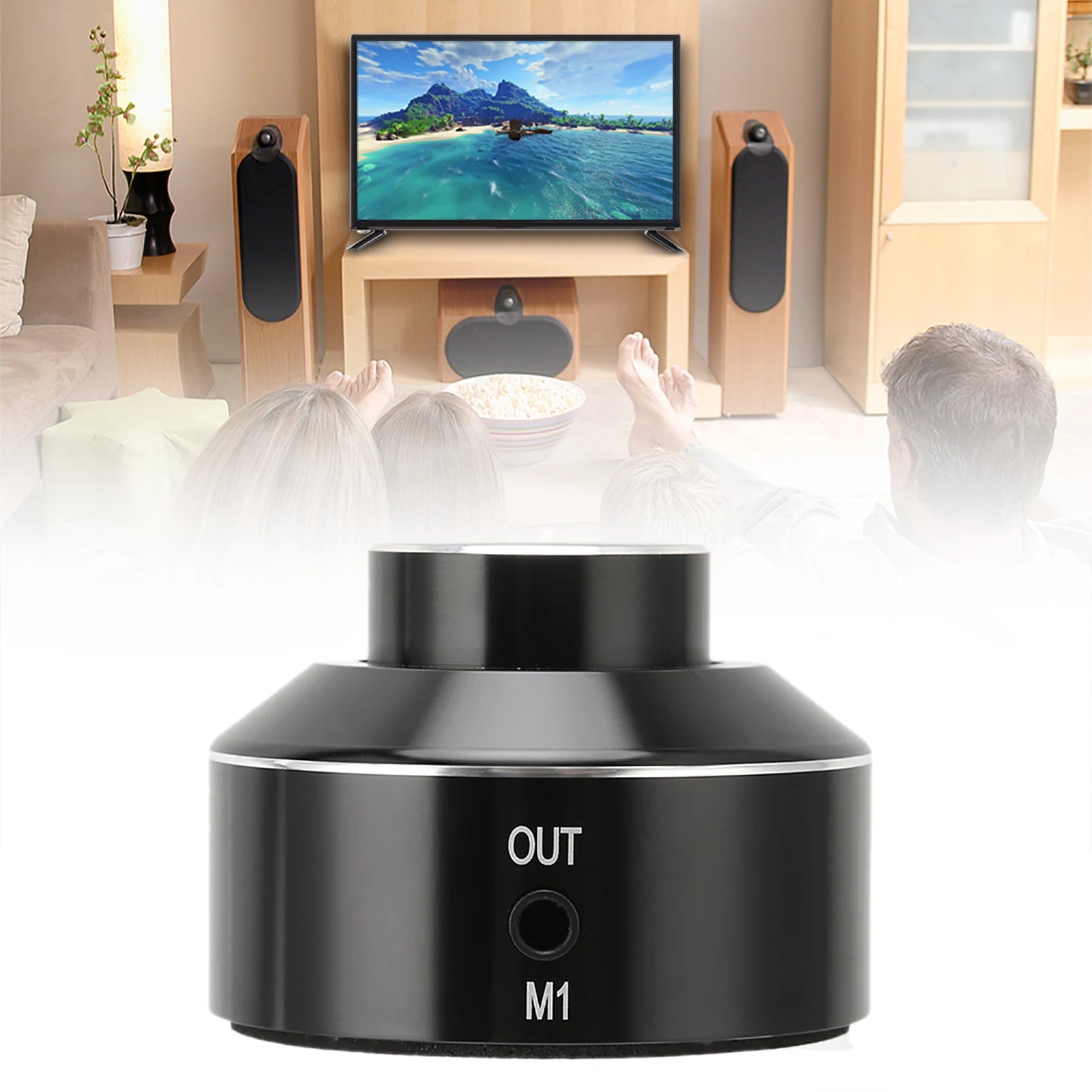 Volume Control Knob M1 Bottom Foam Pads Plug Play Adjust Speaker