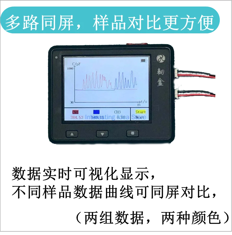 Pcap01 Capacitance Reading Equipment 0.01pf Measurement Test Table Handheld Portable Tester Wireless Testing Instrument Zpaxo