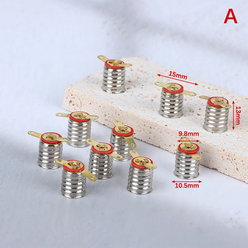 E10 Lamps Base Holder Bulbs Light Socket Home Experiment Circuit Zpaxo A