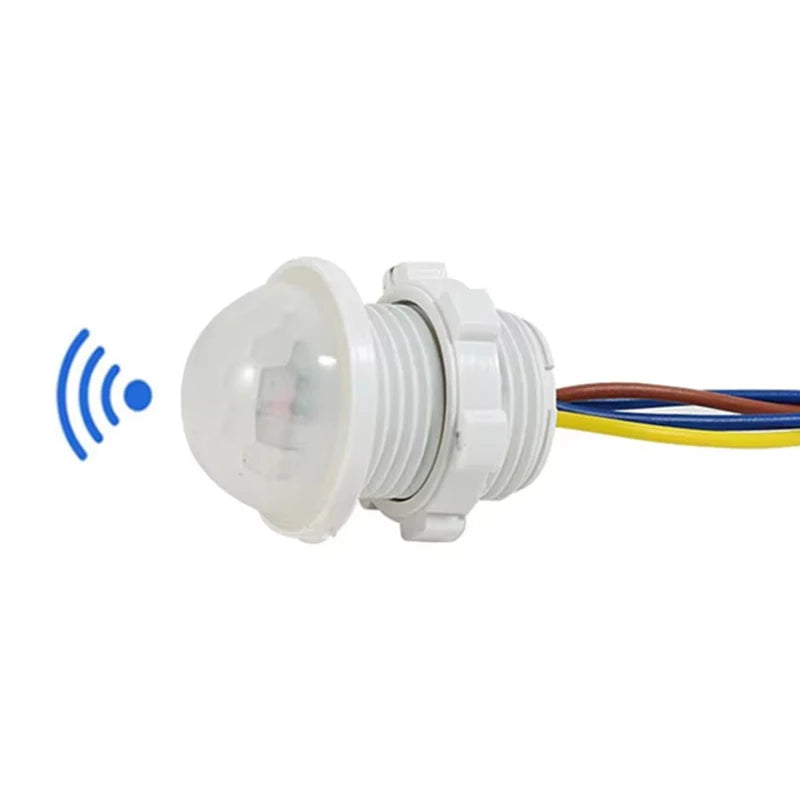 2pcs Smart Human Body Sensor 110V 220V PIR Infrared Motion Sensor Switch Auto LED On Off Light PIR Sensor Detector Smart Switch Zpaxo