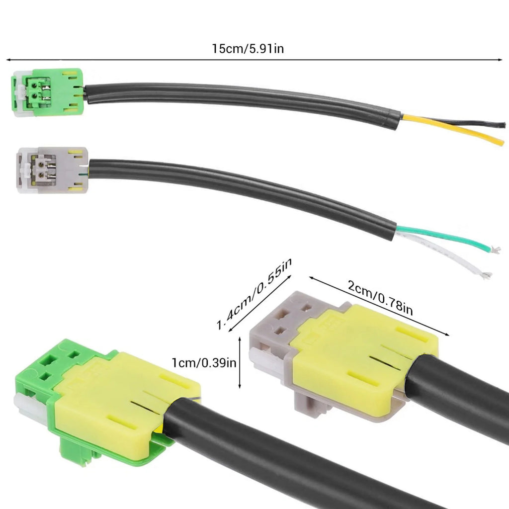 2 Pair 77900TBAA11 Plastic Driver Plug Connector Replace Repair Parts