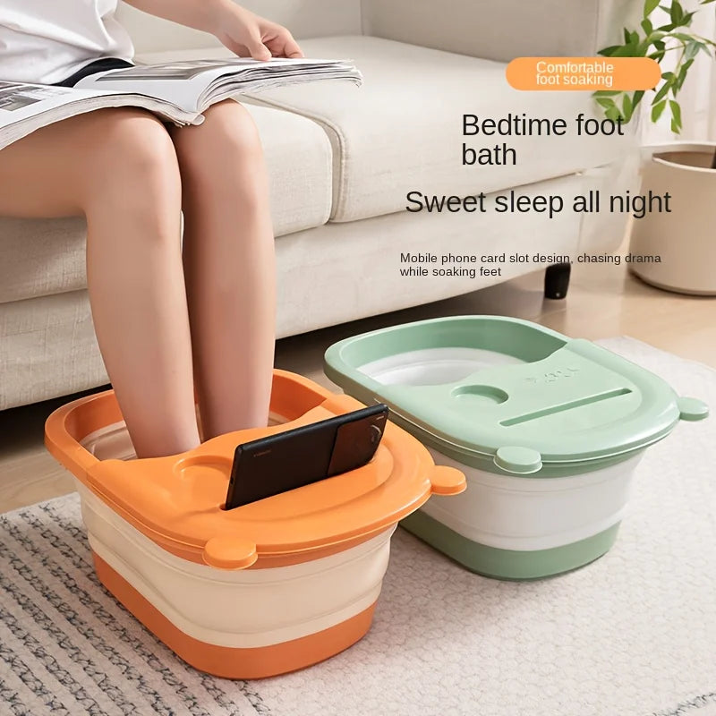 1pc Foldable Foot Bath Tub, Foot Bath Tools, Foot Bath Massager, Foot Bath Tub, Large Foot Bath Tub, Bathroom/Toiletries Zpaxo