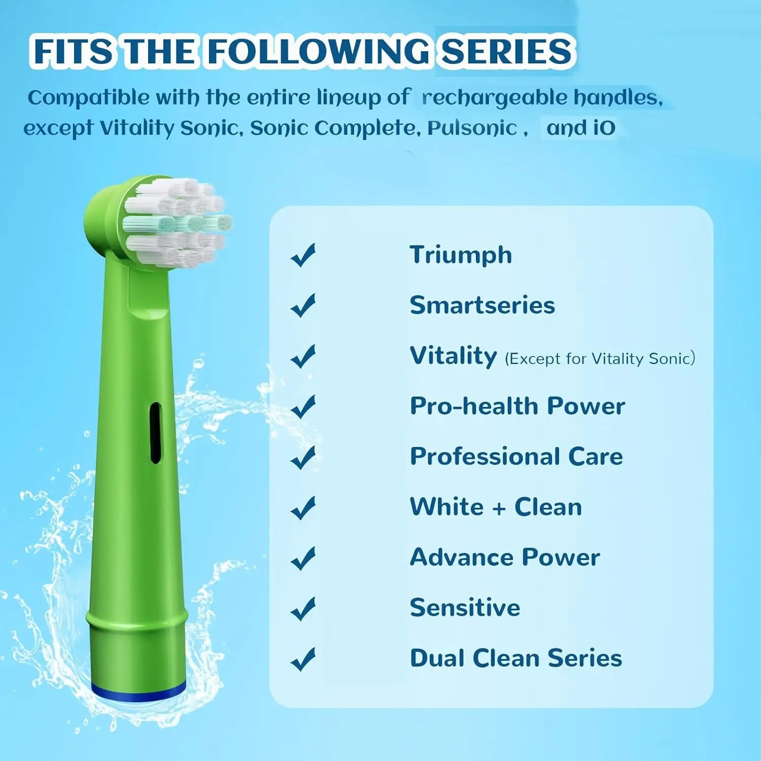 4 16 20 Electric Toothbrush Head Oral B Sensitive Replacement Kid Zpaxo