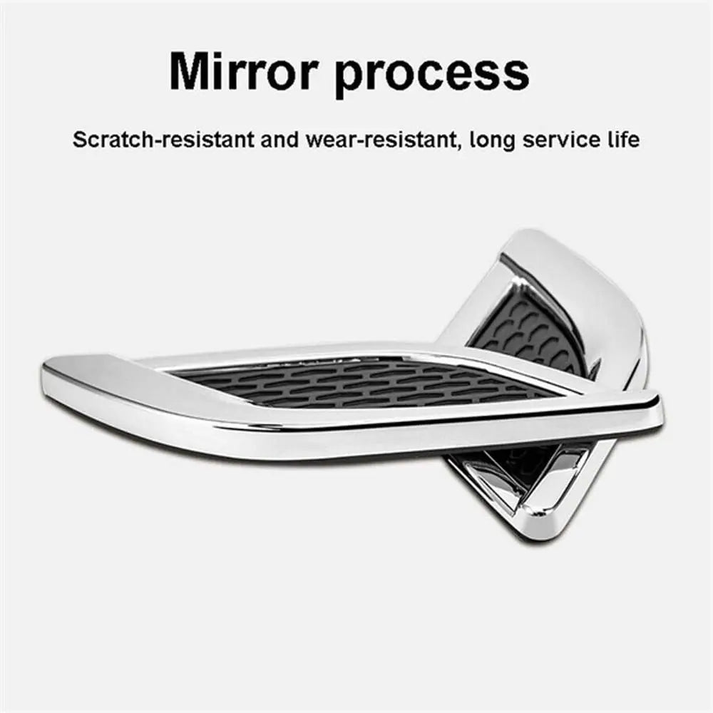 Universal 3D Car Sticker Fake Side Outlet Hood Modified Accessories Zpaxo