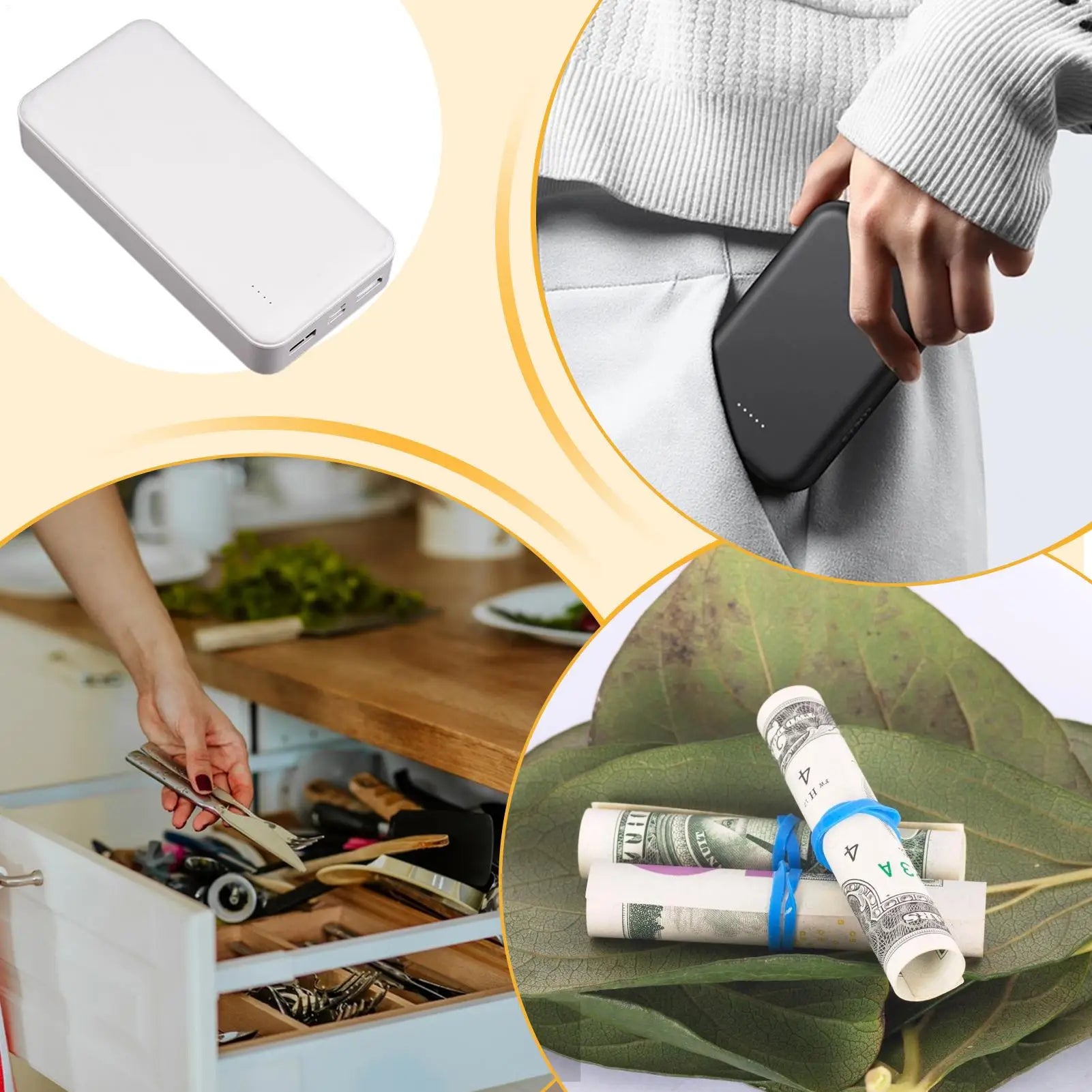 Fake Power Bank Valuable Container Diversion Safe Disguised Hiding