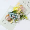 Artificial Fabric Corsage & Wrist Flower | Satin Ribbon Wedding