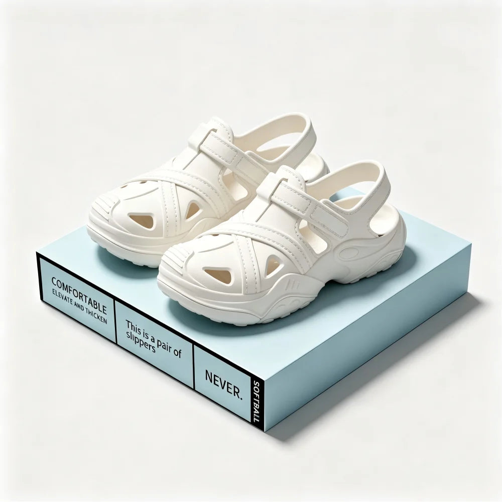 SHAJI Quick Dry Non Slip Beach Water Shoes Unisex Lightweight EVA Zpaxo WHITE 38-39