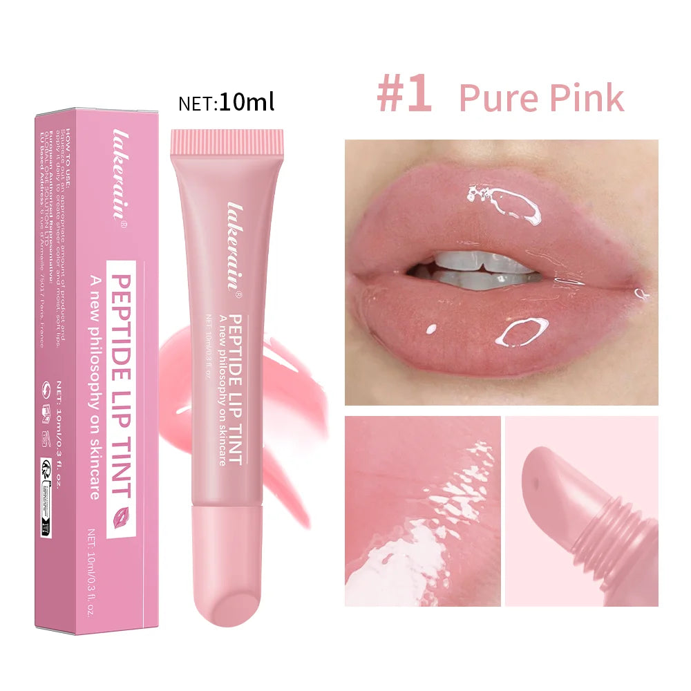 ibcccndc Peptide Lip Tint Gloss – 4 Shades, Moisturizing Lip Tint Gloss Zpaxo 1