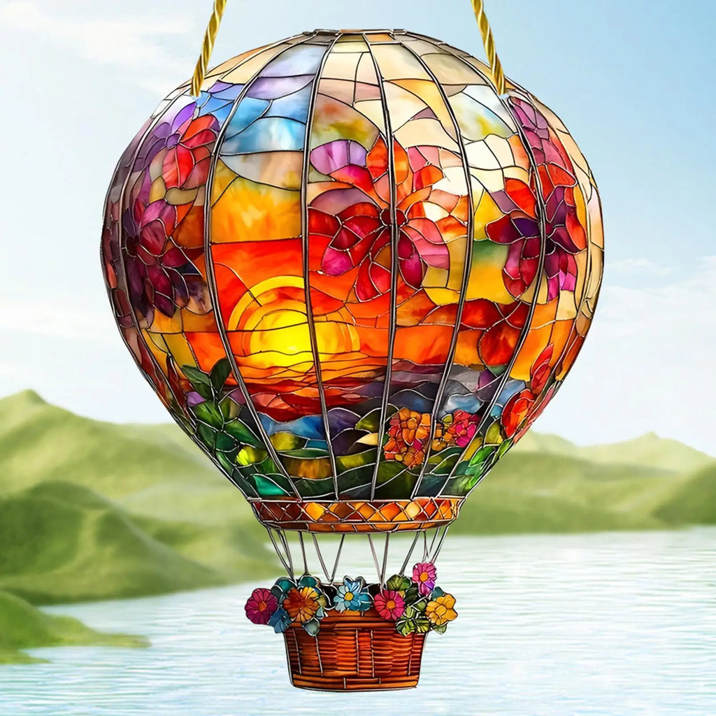 Hot Air Balloon Acrylic Sun Catcher – Window & Wall Decor Acrylic Sun Catcher Zpaxo