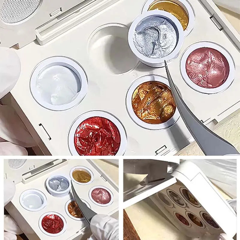 6 Colors Cushion Gradient Painting Gel Colorful Ombre Patting Polish