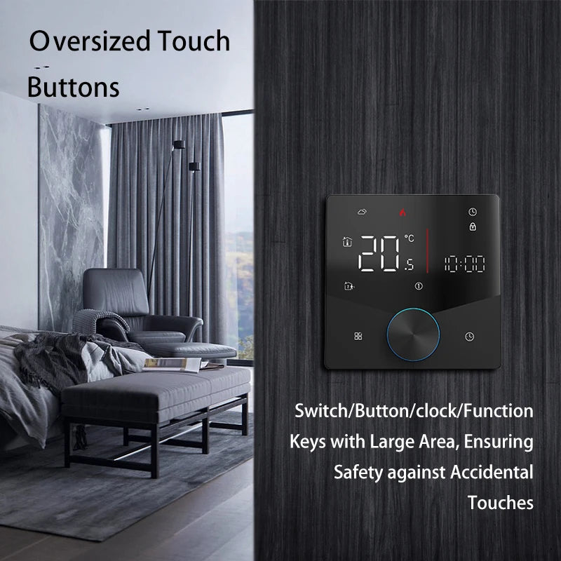 Zigbee/Wifi Air Conditioning Thermostat Fan Coil Unit Cooling/Heating 2/4 Pipe Temperature Controller Tuya Smart Life Control Zpaxo