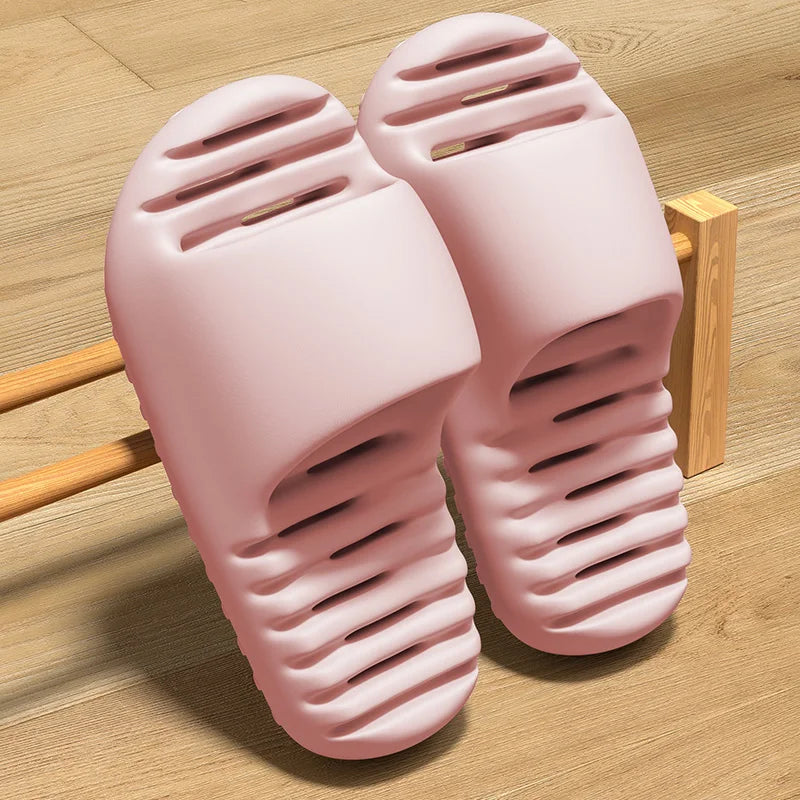 SHAJI Couple Bathroom Shower Slippers Summer Hollow Out Non Slip