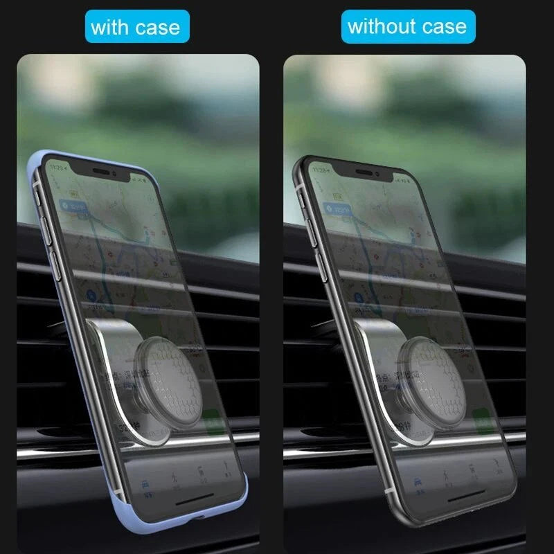 360 Rotation Phone Stand Magnetic Car Holder Air Vents Clip Mobile