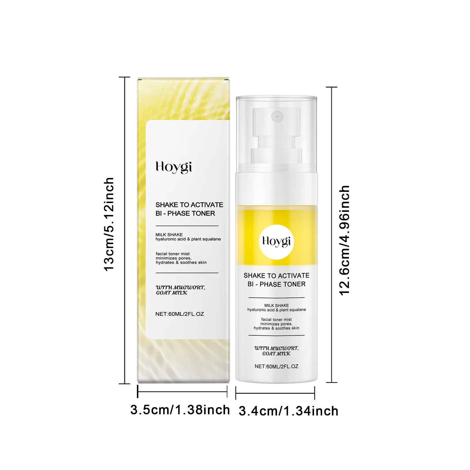 Hoygi Hyaluronic Acid Face Mist – Soothing & Brightening Spray Facial Mist Spray Zpaxo