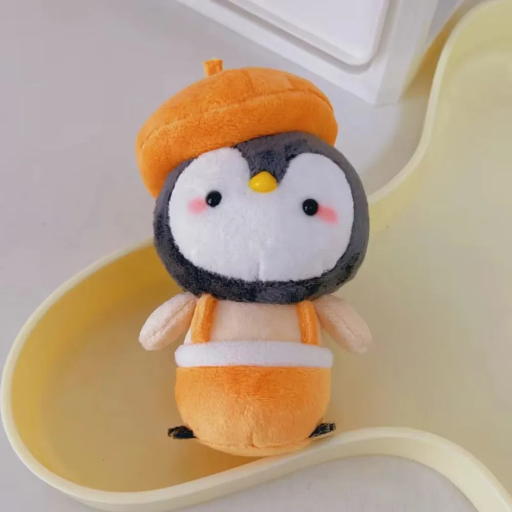 Cute Animal Plush Keychain – Panda & Tiger Stuffed Pendant