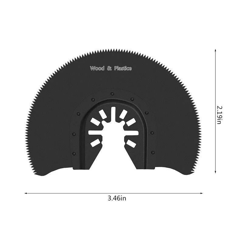 15-5PCS HCS Oscillating Saw Blade 88mm Oscillating Tool Segmented Saw Blade Power Oscillating Tool Blades Woodworking Renovator Zpaxo black Multipurpose Cutting 15pcs a set