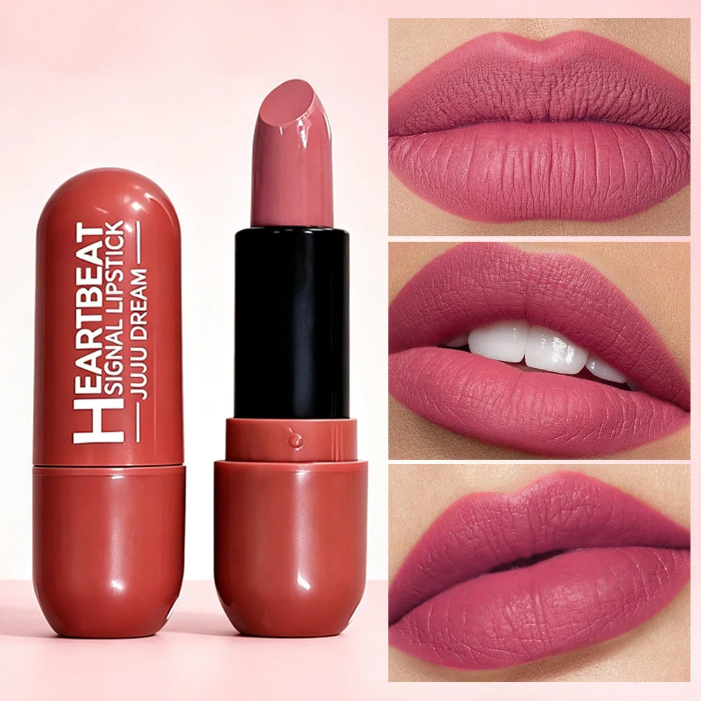High Pigment Velvet Lipstick, Waterproof Matte Lip Color, Soft Blur Finish, Non Sticky Long Wear Makeup Zpaxo