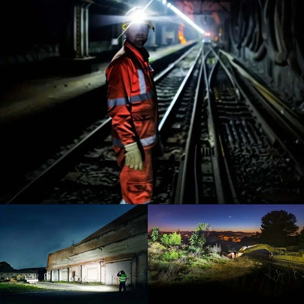 POCKETMAN LED Headlamp – USB Rechargeable, Motion Sensor