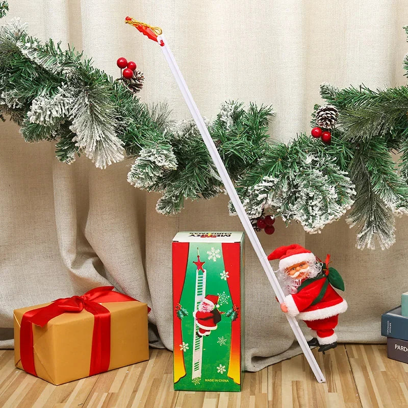 Children's Gifts Cute Electric Climbing Santa Claus Christmas Musical