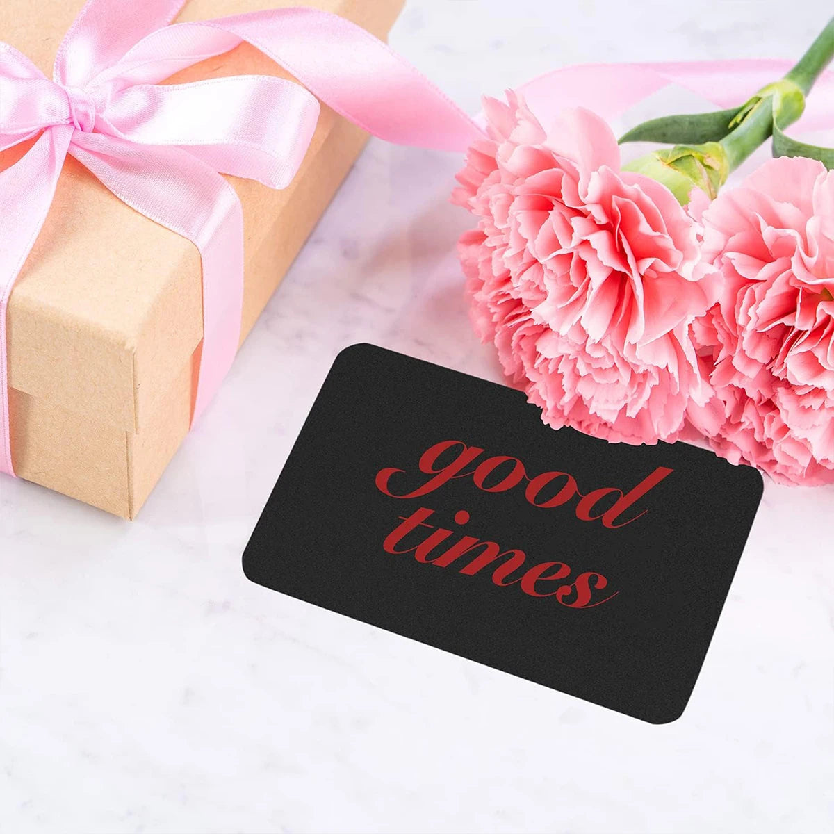 100Pcs Blank Cards 9x5.5cm/3.5x2in Thick 300gsm White Black Business Cards Thank You Cards DIY Message Blank Note Cards Zpaxo