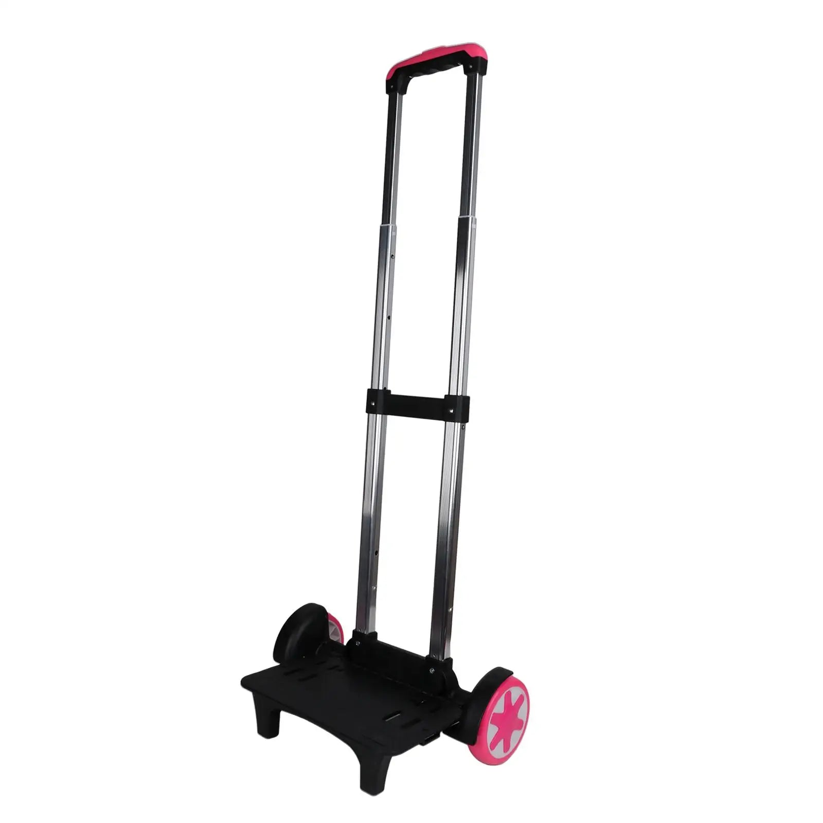 Backpack Trolley Compact Portable Wheeled Hand Trolley Roller Carrier Folding Wheeled Cart for Schoolbag Backpack Boxes Kids Zpaxo Women