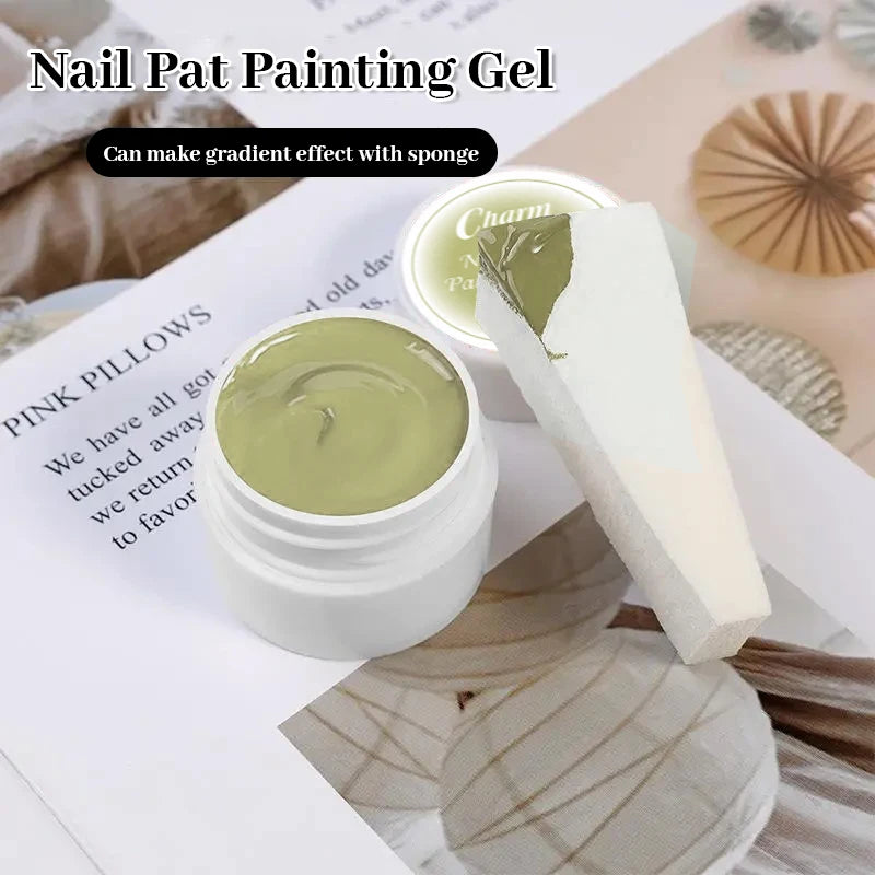 Pat Painting 3d Nail Art Gel No Flowing Full Coverage Creamy Zpaxo