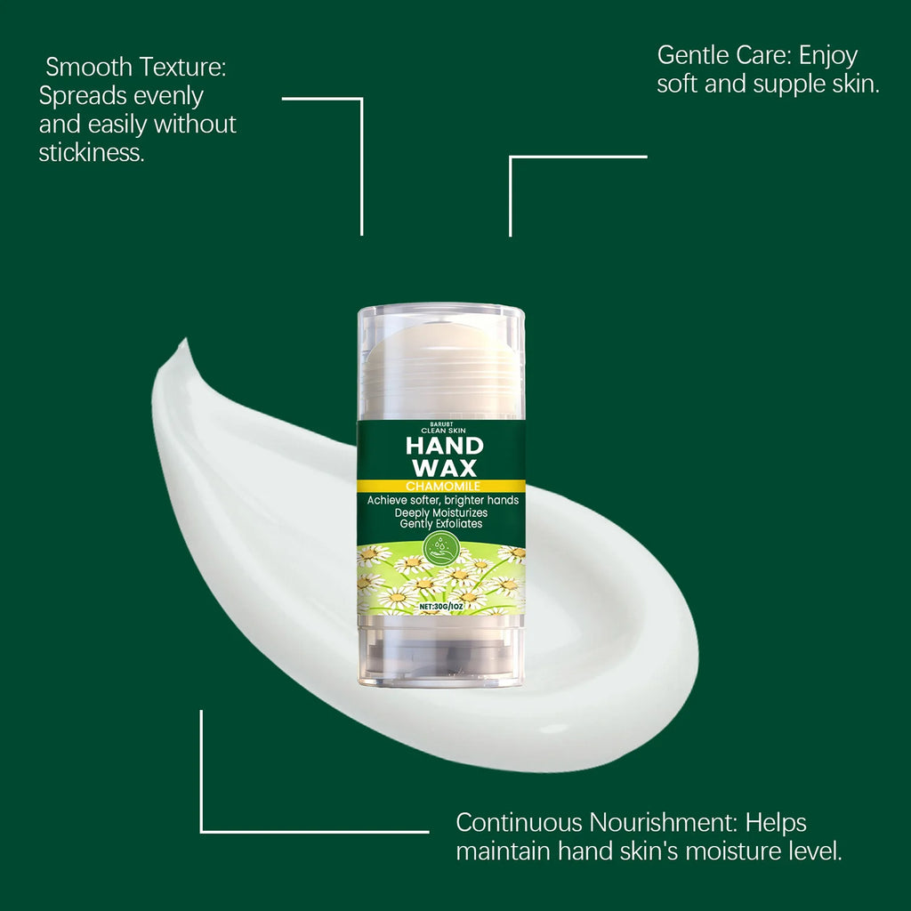 Chamomile Hand Wax Cream – Repair Dry, Cracked & Rough Hands Hand Care Cream Zpaxo