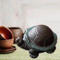 Ceramic Turtle Tea Pet with Strainer | Feng Shui Desk Decor Tea Pet Figurine Zpaxo Default Title