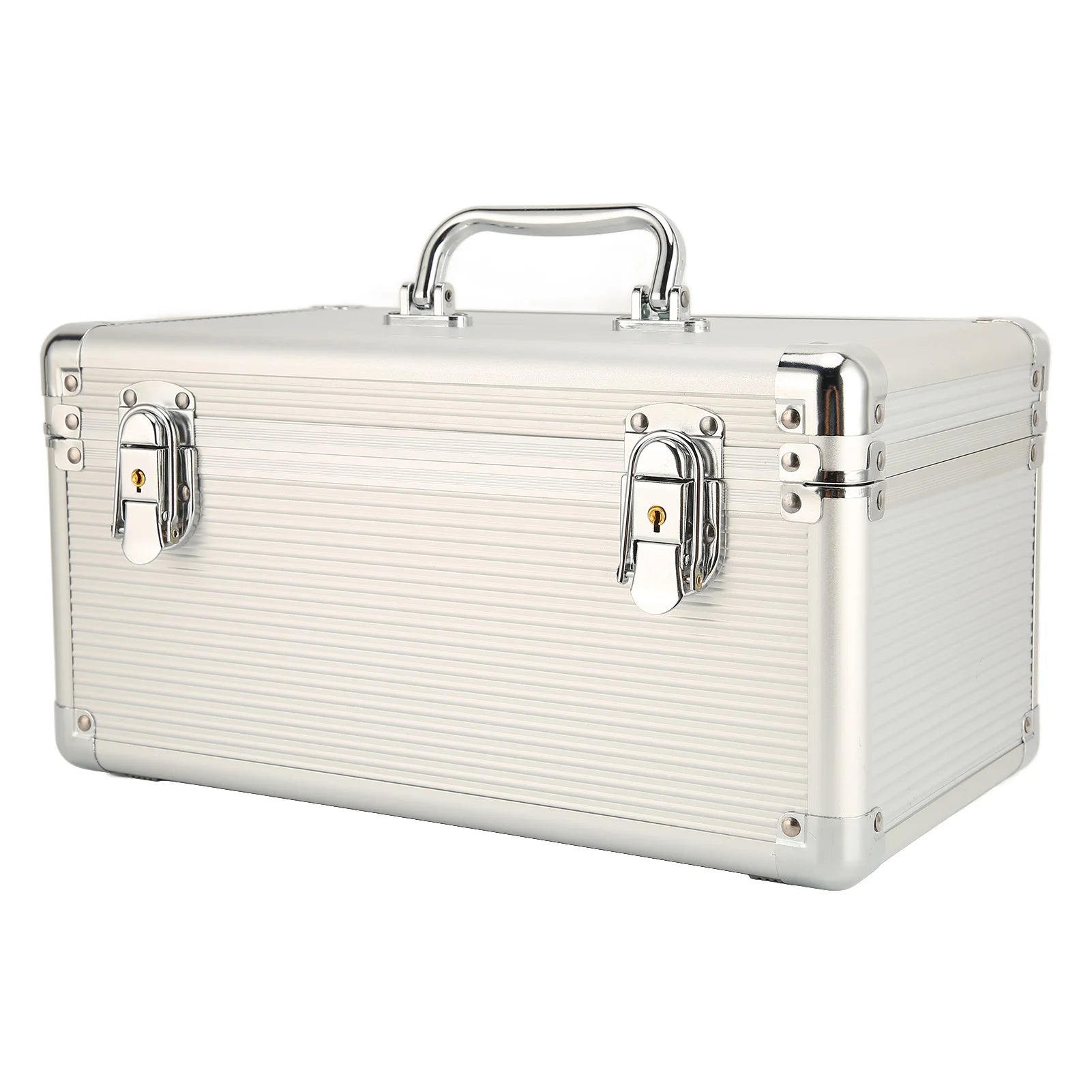 Hard Drive Case Storage Box 14 Bays Double Lock Design