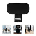 Attachable Headrest Office Chair Black Adjustable Neck Support
