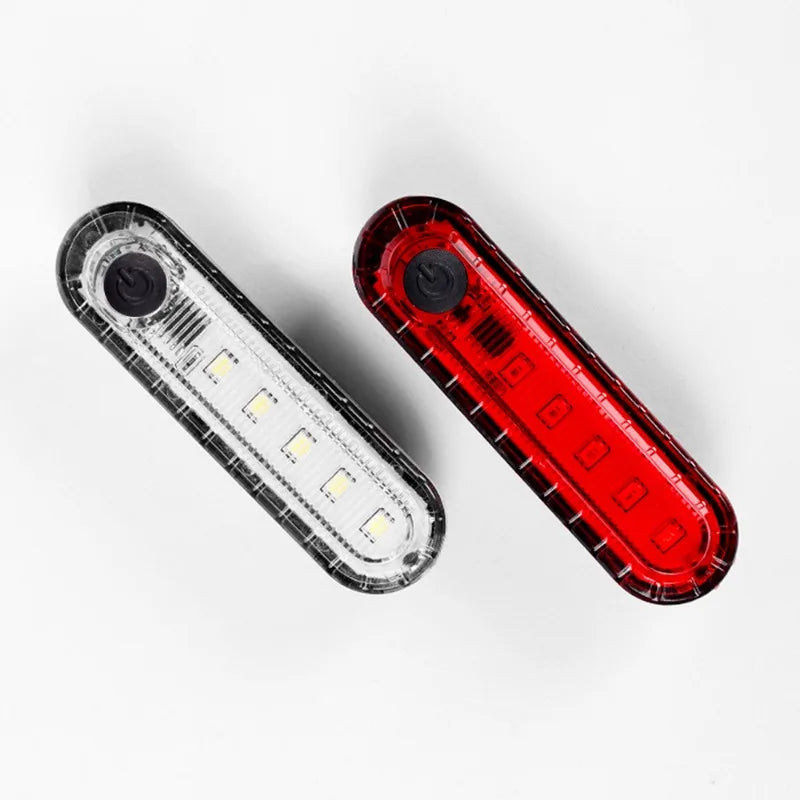 Outdoor Mountain Bike Riding Equipment USB Bike Charging Tail Lights Night Riding Lightweight Warning Lights Bike Accessories Zpaxo